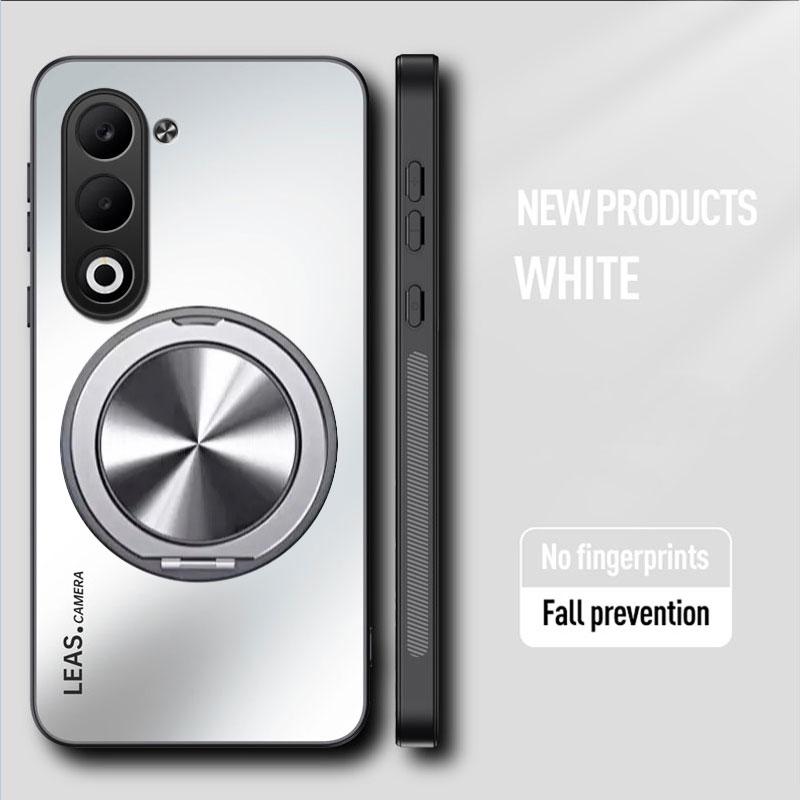 

Магнитный чехол для OPPO A5 Матовый Противоударный 360° Вращающийся Чехол-подставка с кольцом для OPPO A5X A5 Pro A3X A3 A2 A80 A60 A40 Жесткий чехол Oppo A3 Pro белый