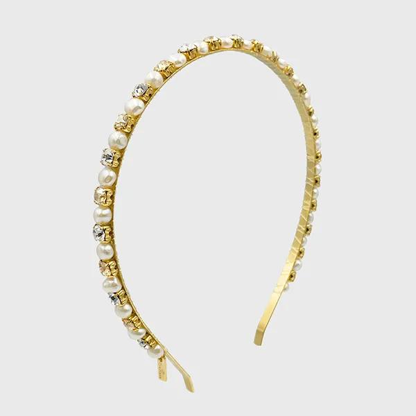 Freshwater Pearl Crystal Hairband JC049HB