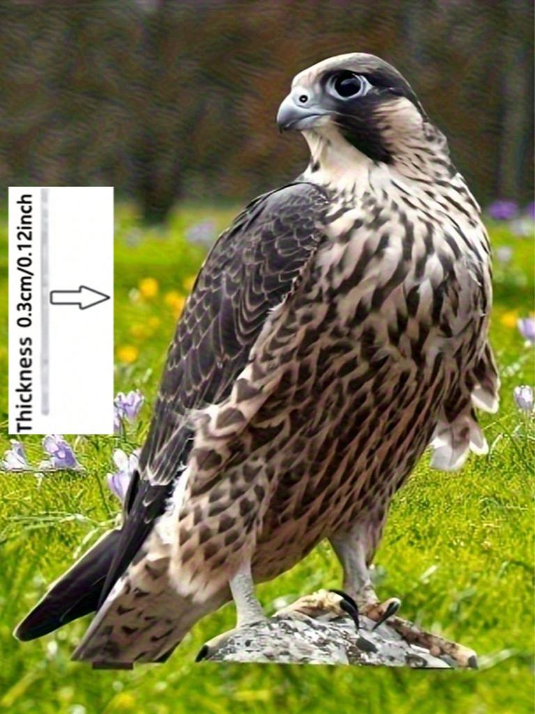 1pcs Falcon and Owl Garden Stakes - Realistic Outdoor Decoration, Suitable for Courtyard Decoration and Farm Decoration