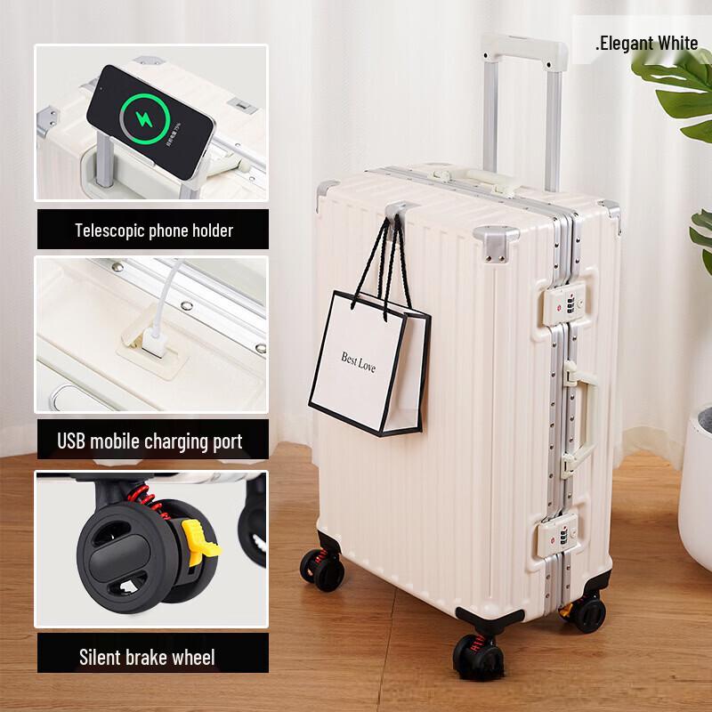 Li Shen Multi-functional Aluminum Frame Luggage