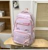 School bag new cute junior high school student school bag high value ins wind light large capacity backpack casual versatile backpack