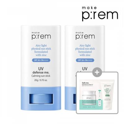 Makeprem Uv Defense Me Calming Sun Stick 20g 2pcs