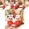 Cute Panda Animal Plush Toy With Short Pile Fabric For Gift And Decor