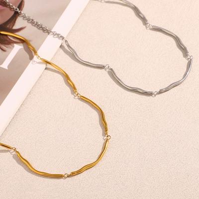 MamacitaSlay Classic 316L Stainless Steel Irregular Necklace Party Waterproof Jewelry Unique Cool Neck Jewelry Neutral Necklace