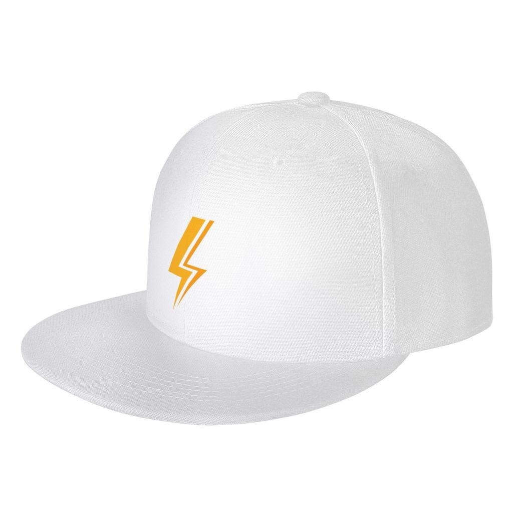 Lightning Cool Flat Baseball Cap Hiphop for Unisex Teens Snapback Trucker Hat Snapback Cap Polyester Four Seasons Casual