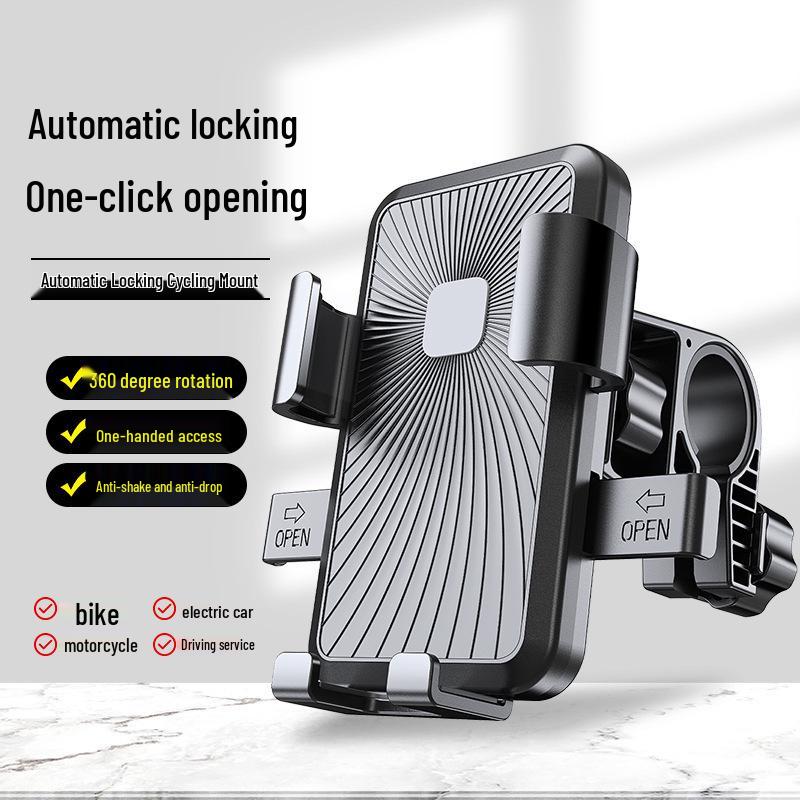 Shockproof Mobile Phone Holder for Electric Cars, Motorcycles, Bicycles, and Pedal Battery Cars
