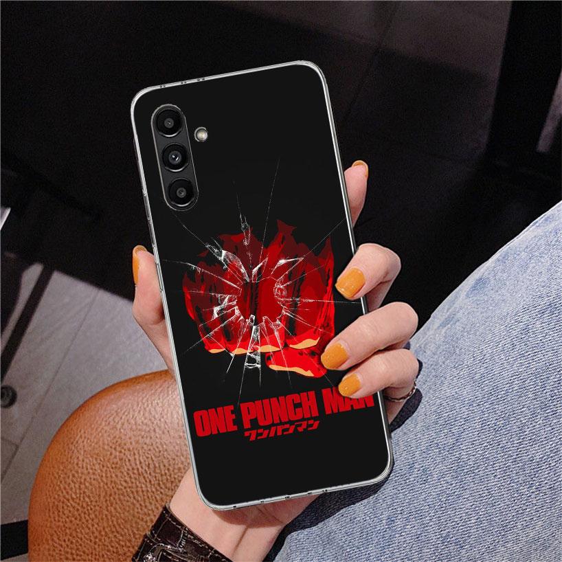 One P-Punch-Man Saitama King Phone Case For Samsung Galaxy A17 A16 A15 A14 A13 A57 A56 A55 A54 A53 A37 A36 A35 A34 A33 A26 A25 A