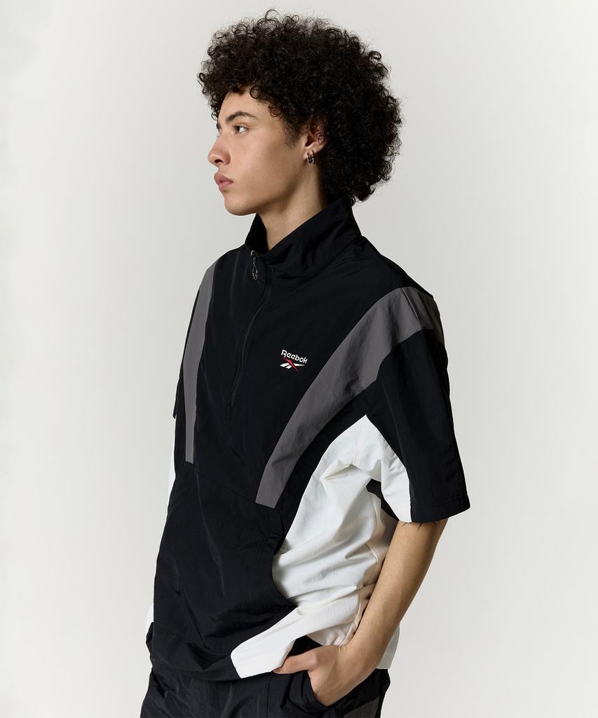 Reebok Dna Short Sleeve Anorak - Black