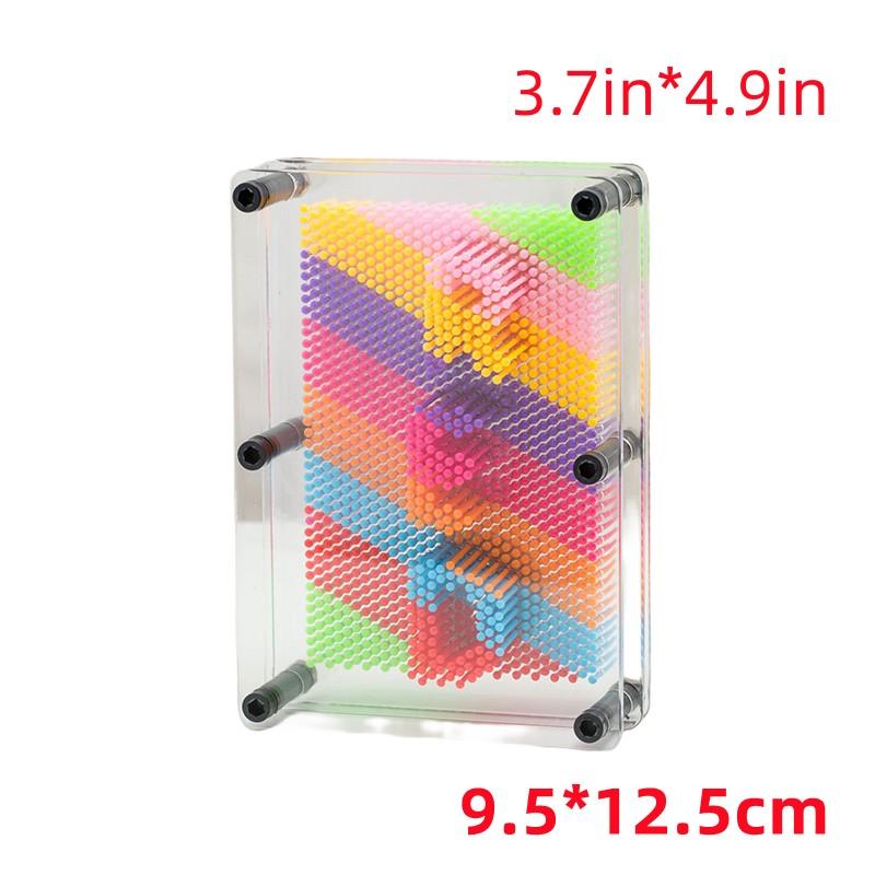 3D Clone Metal Pin Antistress Art Clone Hand Shape Model kid Toys Pinscreen Needle Board Sculptures Painting Carving Pinart Gift