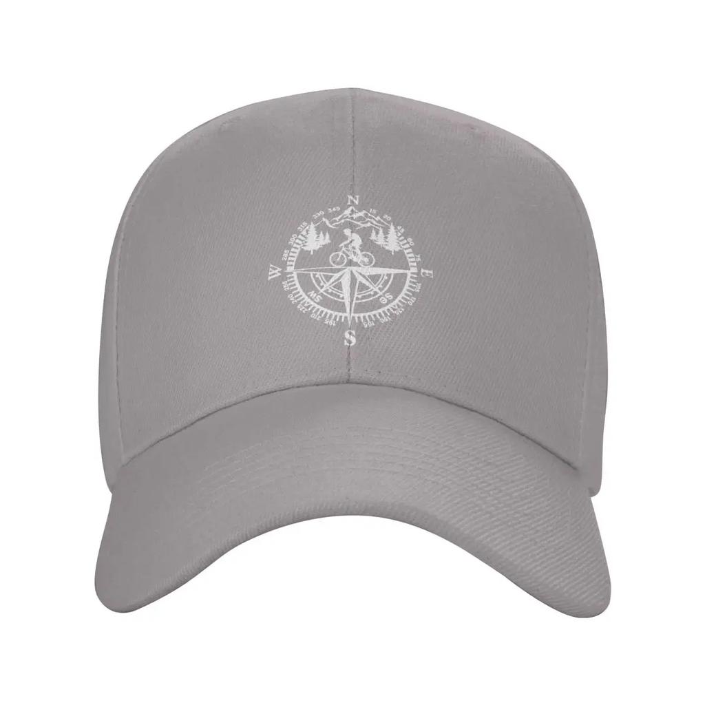 Personalisierte Abenteuer Mountainbike Kompass Baseballkappe Damen Unisex Verstellbar Papa Hut Streetwear Snapback Hüte