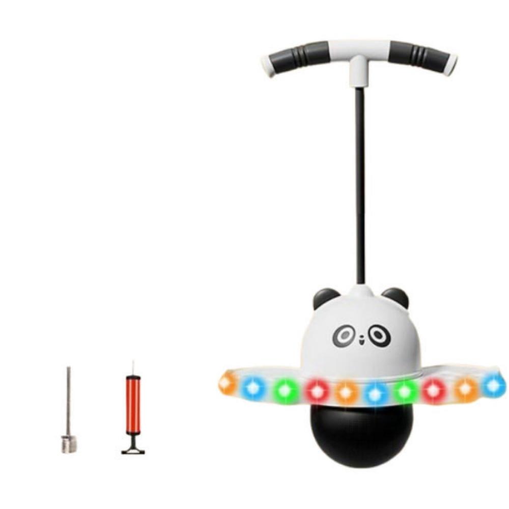 Light Up Panda Jumping Ball Toys Thicken Elastic Balance Ball Toys  Fitness Exercise
