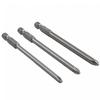 Home Screwdriver Bit Hand Tools 1/4inch 100mm Long 6Pcs/Set Cross Head