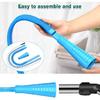 Sealegend 2 Pieces Dryer Vent Cleaner Kit Dryer Lint Vacuum Attachment, Dryer Vent Cleaning Lint Remover 2 Hoses Tools for Home Improvement