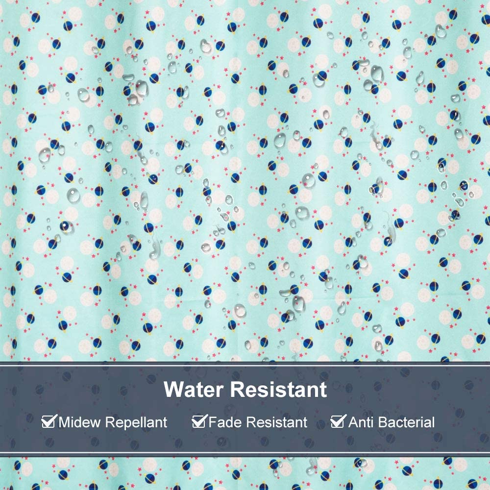 54'' X 84'' Outdoor Printed Waterproof UV Protection Privacy Thermal Insulated Grommet , Planet (1 Panel )