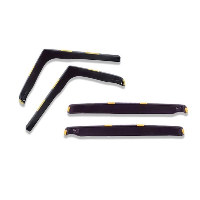 J&amp;J AUTOMOTIVE | Heko Deflecteurs d'air Déflecteurs de Vent Pour Land Rover Discovery 2, 1999-2004
