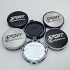 AAYY1 4pcs 61mm Sport Edition Logo Emblem Badge Car Wheel Center Caps Wheel Hub Hubcaps Auto Rim Center Cover Car Styling Accessories