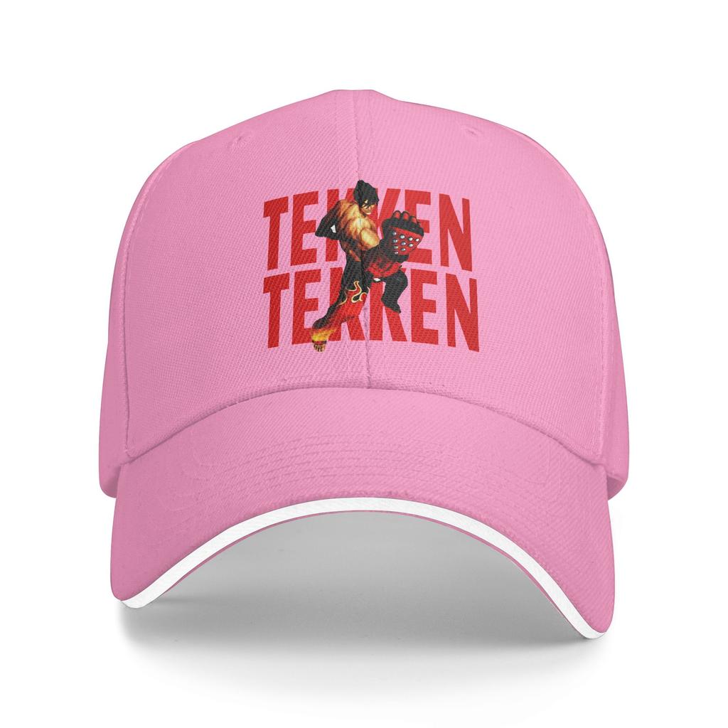 Tekken Japanisches Spiel Baseballkappe Streetwear Truckerhut Sommer Unisex Herren Tennis Skate Baseballkappen