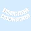 One Silly Goose Happy Birthday Banner - Blue One Silly Goose 1st Birthday Decorations,Baby Boy First Party Theme Decor,Baby Boy Birthday Banner