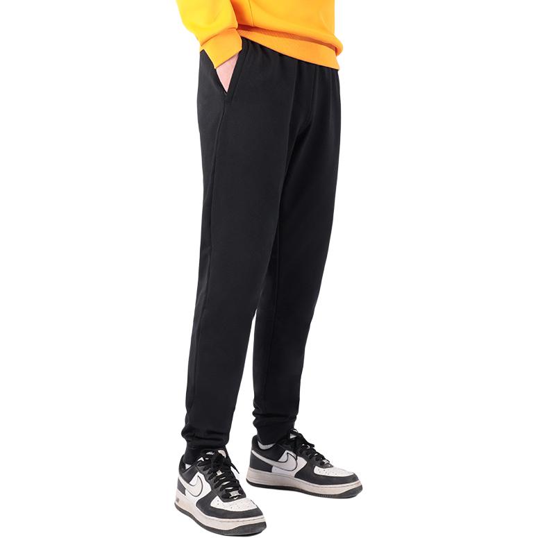 Li Ning Badminton Series Simple Sports Comfortable Breathable Casual Pants Men Bottoms Black AKLTD53-1