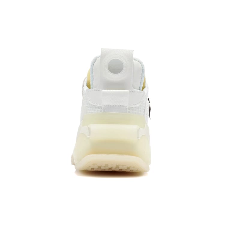 Li Ning Aufklärung Textil, Synthetikleder Abriebfest Atmungsaktiv Niedrig geschnittene Skateboard-Schuhe Damen Weiß AGCR232-7