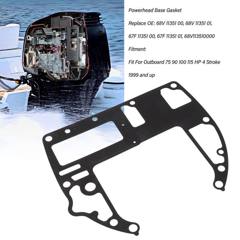 Outboard Powerhead Base Gasket 68V 11351 00 Cylinder Head Gasket for  Outboard 75 90 100 115  4 Stroke