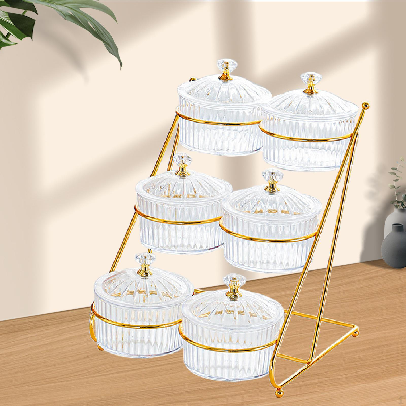 

Органайзер для закусок из сухофруктов с крышкой-решеткой для хранения закусок Clear