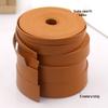 5m Double-Sided Red-Brown Retro PU Leather Trim for DIY Clothing & Bags