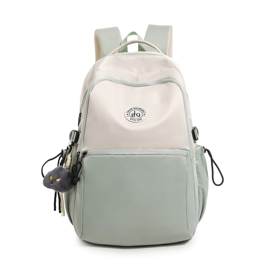 Schoolbag New Large Capacity Backpack Men's Trendy Cool Casual Class Travel Bag Lightweight Backpack Junior High School School Bag Women