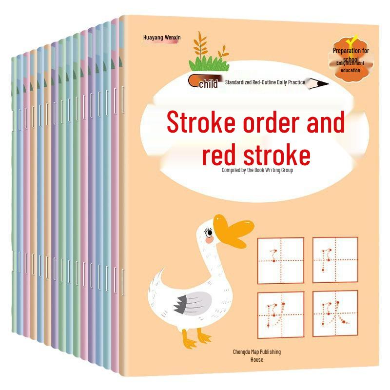 Kindergarten Chinese Character Tracing & Writing Practice Book: Numbers, Stroke Order, Pinyin, Radicals, and English