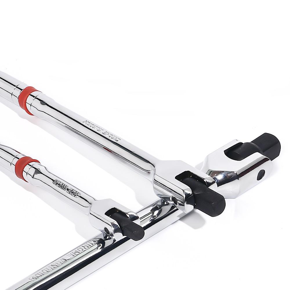 F Steering Handle Socket Wrench Set 1/4" 3/8" 1/2" Torque Wrench Long Strong Force Steering Handle Workshop Repair Tool