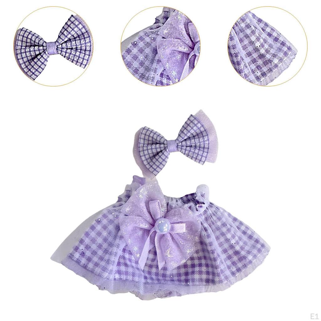 Mini 20cm Doll Clothes,Girl Clothes,Girls Gift,Comfortable,Cute Clothing Dress up for Age