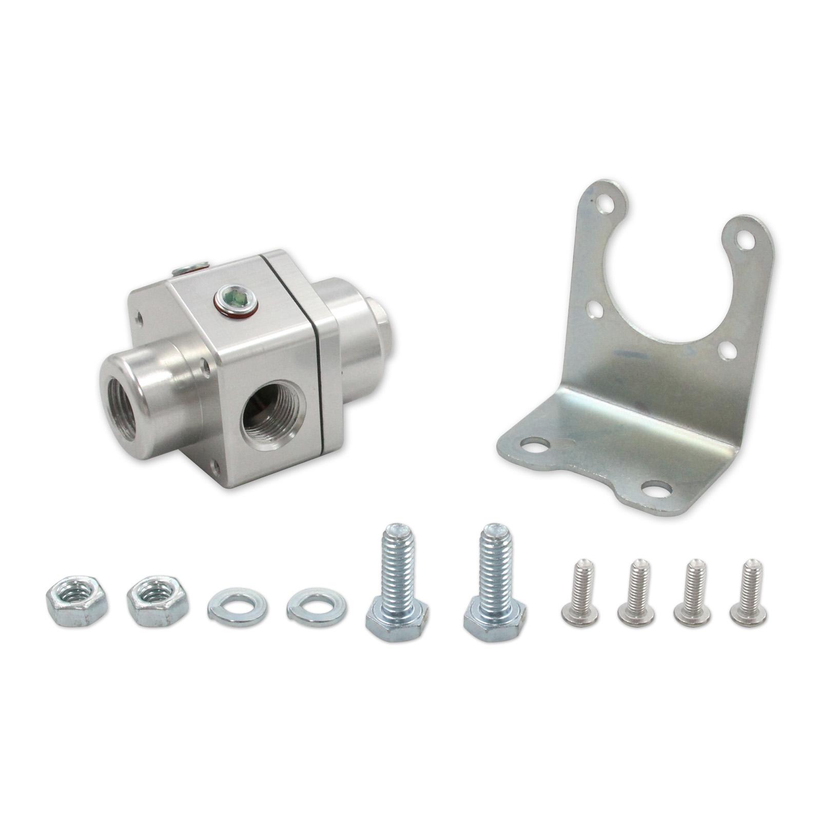 

Регулятор давления топлива Карбюратор PRP 3000 38 NPT 512 фунтов на кв. дюйм Давление серебряный