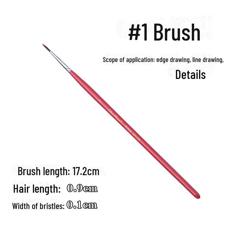 17-Piece Face Painting Brush Set for Various Artistic Techniques Like Line Work, Embossing, Blending, and More.