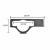 Real Carbon Fiber Headlight Lamp Switch Button Cover 1PCS For Benz C-Class 07-14