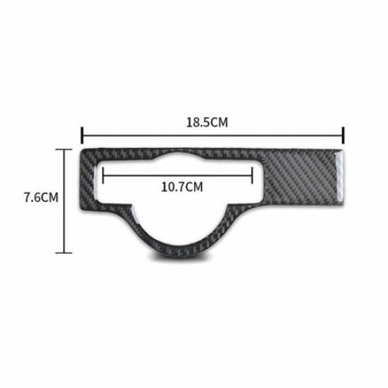 Real Carbon Fiber Headlight Lamp Switch Button Cover 1PCS For Benz C-Class 07-14