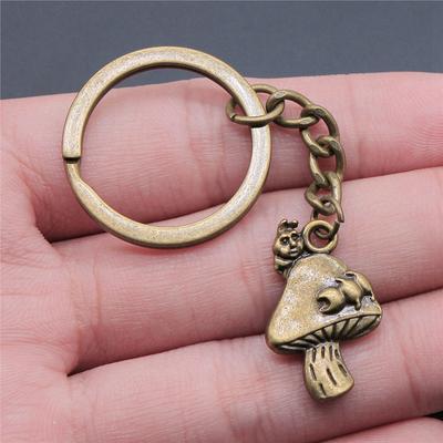 Mushroom Key Ring Men's Jewellery Anniversary Original Materials
