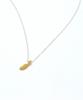 Bonbeau Tiny Leaf Pendant Simple Necklace Silver Chain Necklace