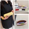 Printed Pencil Storage Bag Canvas Zipper Stationery Pouch Trendy Makeup Bag  Children
