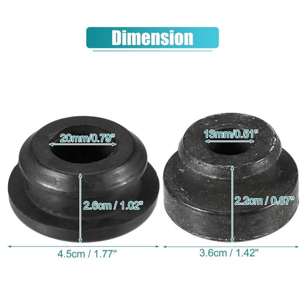 Piece Of 4 Lower Condenser Cushion Rubber 45135Ae030 Fit For Subaru