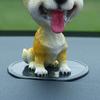 Shake Head Dog Car Dashboard Decoration Funny Nodding Dog Ornament Resin Auto Interior