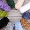 5pcs Soft Polyester Velvet Yarn Set - Luxurious Chenille Yarns, DIY Knitting & Crocheting for Crafts, Hats, Blankets, Scarves