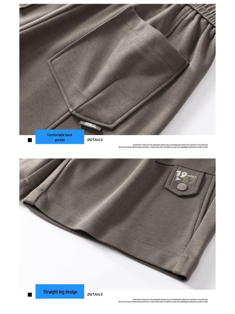 Men's Fashion Ice Silk Casual Mid-Length Shorts - Summer 2026 American Style