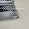 S925 Sterling Silver Smiley Face Open Adjustable Ring for Women – Retro Niche Design