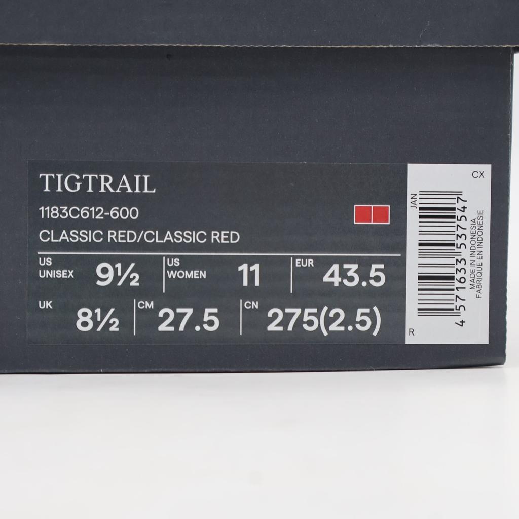 1183C612-600 Onitsuka Tiger Tigtrail Classic Red Classic Red (Men's)