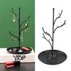 Arbre Porte-Bijoux Branche en Fer Présentoir à Bijoux Suspendu Tour Étagère pour Colliers Boucles d'Oreilles Bracelets Décoration de Maison