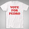 VOTE FOR PEDRO T SHIRT Dynamite Funny Uncle Rico Graphic Tee Retro Kip