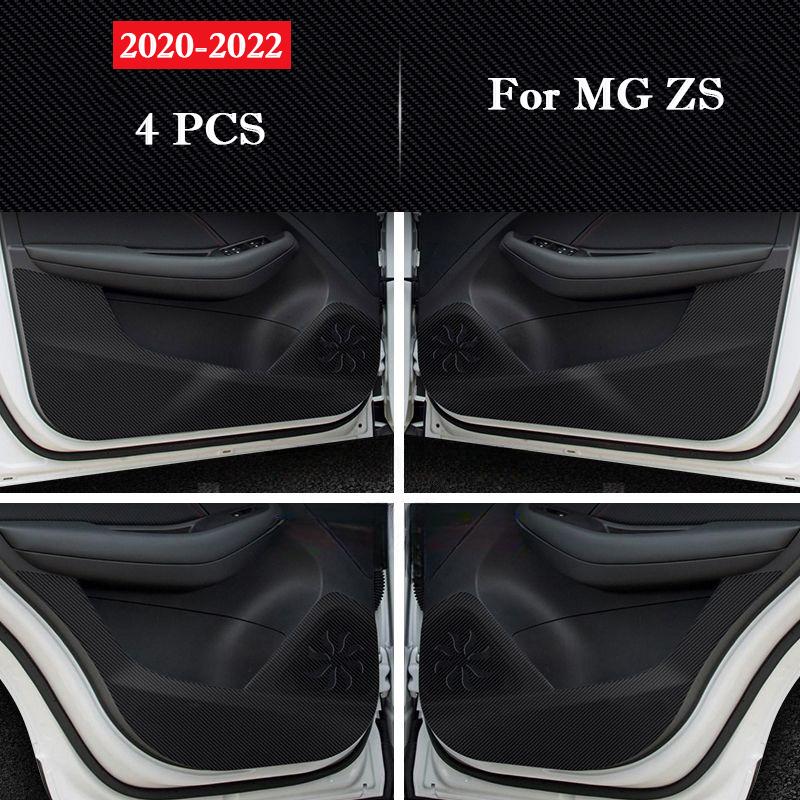

For MG ZS 2017-2026 Car Door Anti Kick Pad Protection Sticker Glove Box Carbon Fiber Scratch Resistant Film Interior Accessories
