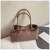 Autumn retro large-capacity suede bag women's 2025 new casual commuter shoulder bag portable tote bag