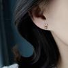 Asymmetric Hollow Radish Rabbit Earrings for Women Fresh Cute Simple Sweet Earrings