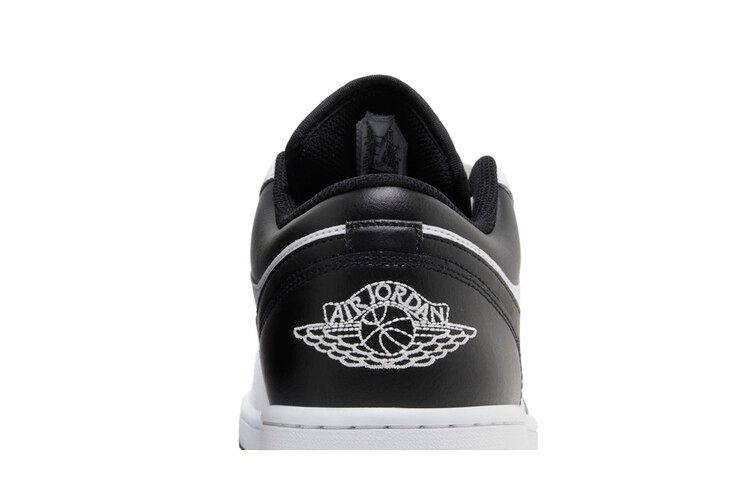 Jordan 1 Low White Black Men's Sneakers